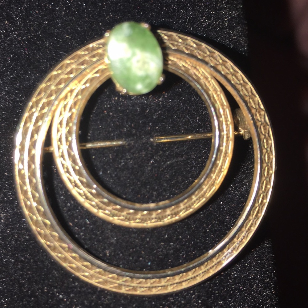 Antique brooch tourmaline